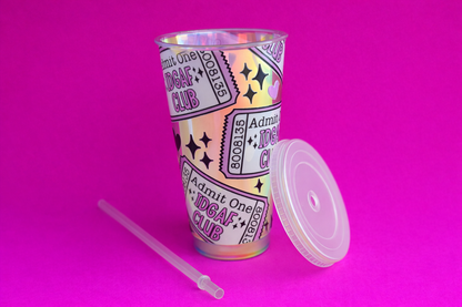 IDGAF iridescent Cup  Cute sarcastic, Funny cold Cup by Petty & Unhinged