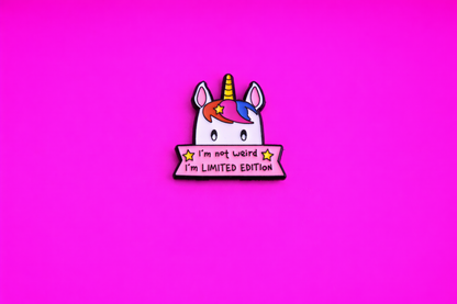 Limited Edition cute sarcastic, Funny enamel pin by Petty & Unhinged