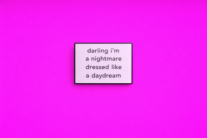 Darling i'm a nightmare cute sarcastic, Funny enamel pin by Petty & Unhinged
