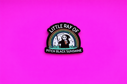 Ray of pitch black reaper Enamel Pin – Funny Sarcastic Badge Gift